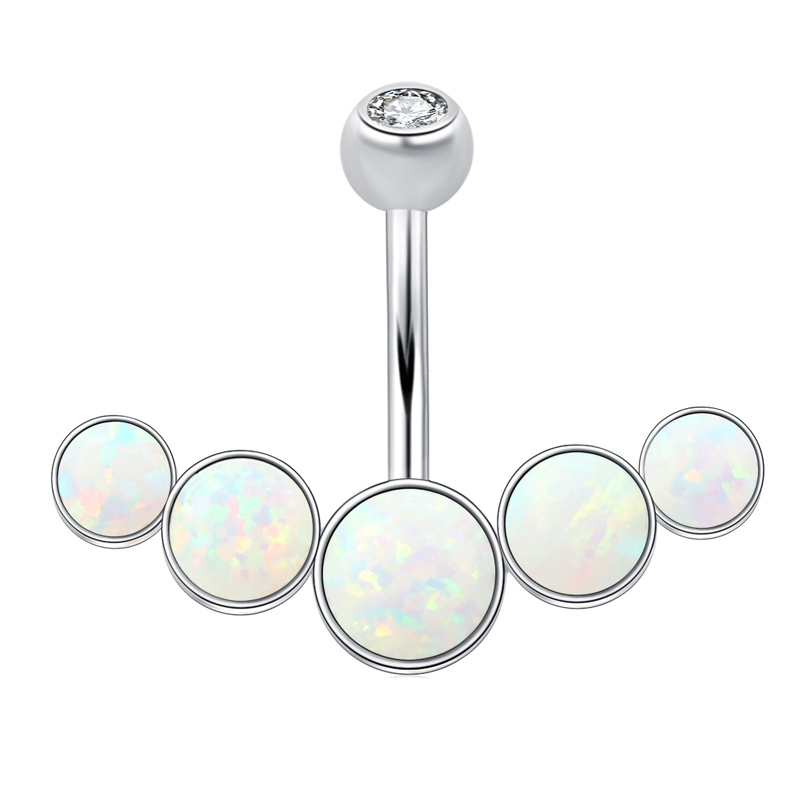 Body Jewelry Materials - Кольцо для пирсинга пупка из серебра