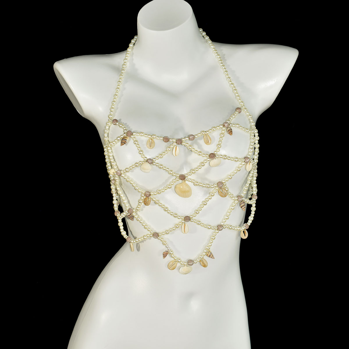 Body Jewelry Waist Chains - Модный бюстгальтер с искусственным жемчугом, поясная
