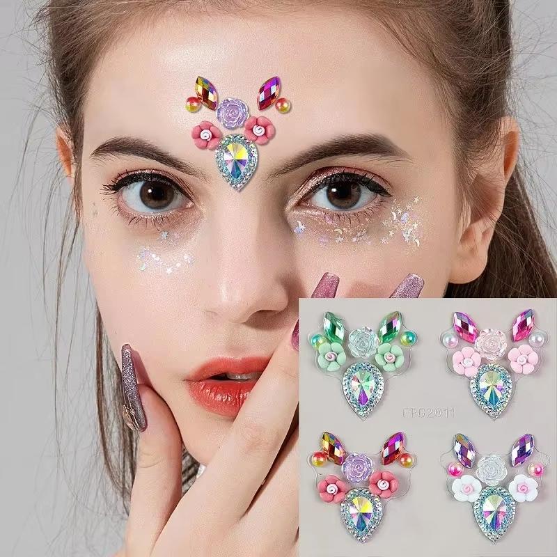 Body Jewelry Stickers - 3D-наклейки для глаз и лица со