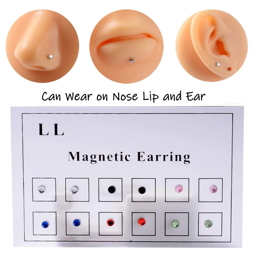 Body Jewelry Labret - 12 шт./карта поддельный дерьмо без пирсинга