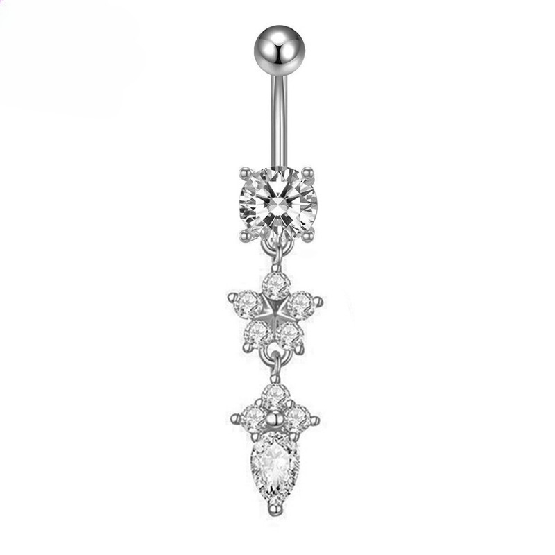 Body Jewelry Diamond - Титановый роскошный изысканный длинный кулон в