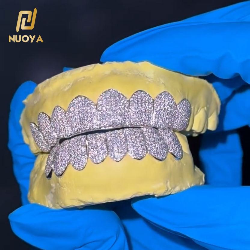 Body Jewelry Diamond - Персонализированные зубные грилзы из серебра S925