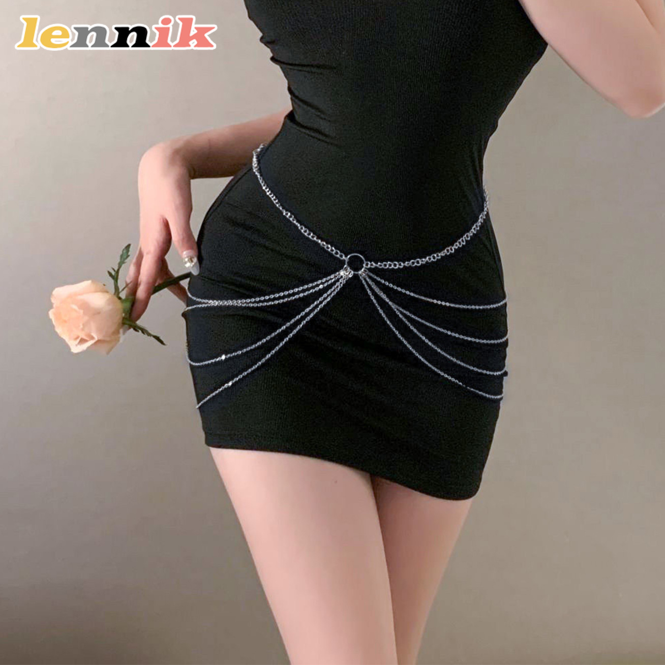 LENNIK Металлическая многослой – обзор и цена Body Jewelry Waist Chains