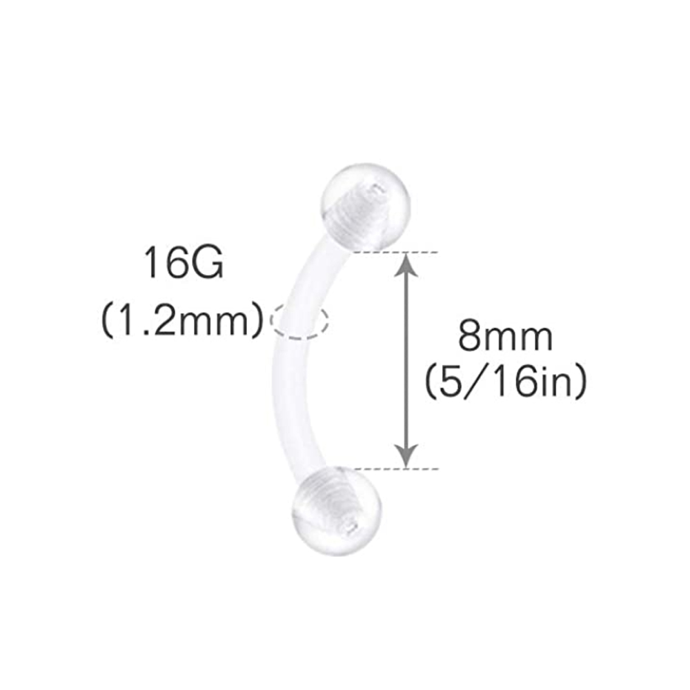 Прозрачные гибкие форвардные к – обзор и цена Helix Cartilage Ring