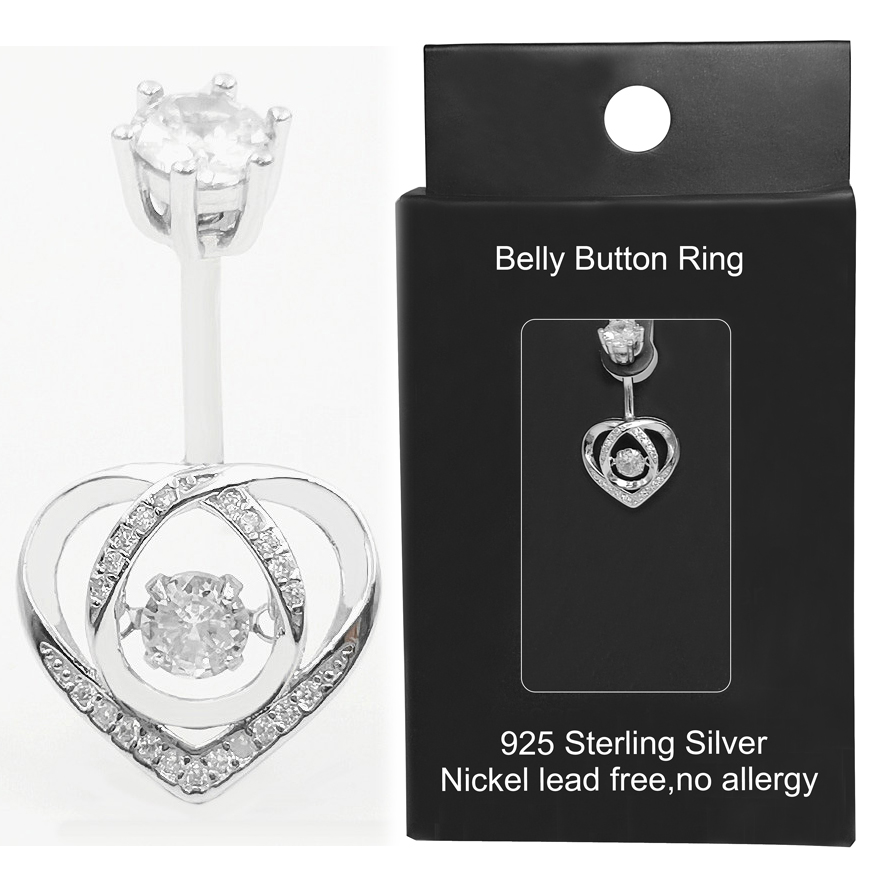 Belly button ring 925 Sterling – обзор и цена Body Jewelry Materials