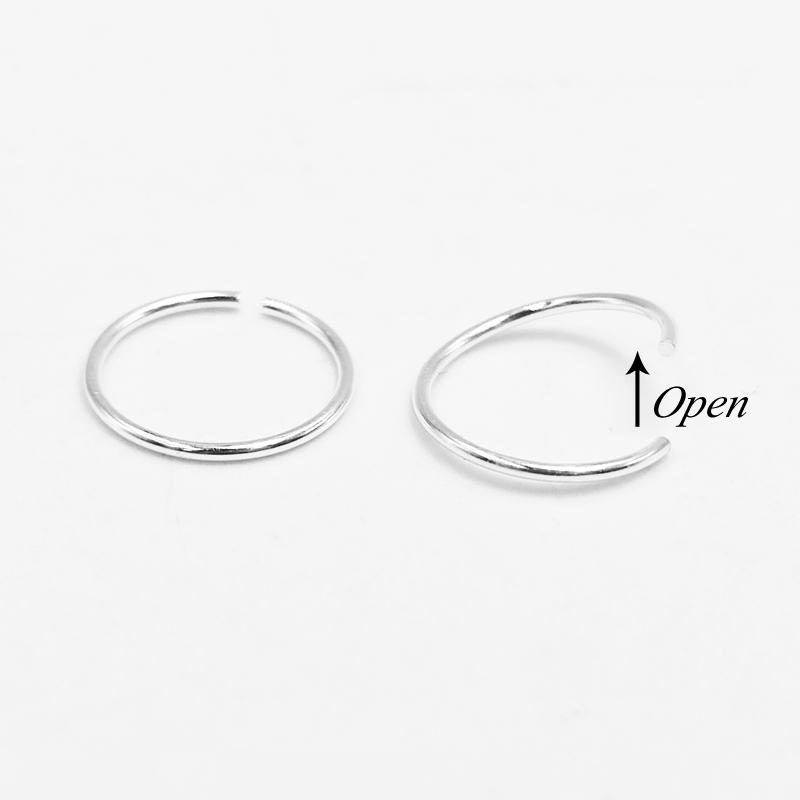 Кольцо для носа из серебра 925 – обзор и цена Helix Cartilage Ring