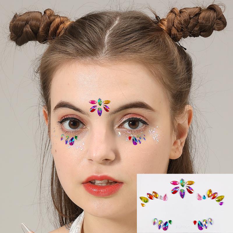 3D-наклейки для глаз и лица со – обзор и цена Body Jewelry Stickers