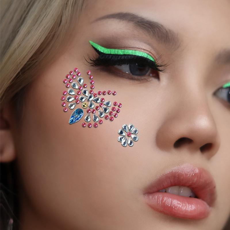3D-наклейки для глаз и лица со – обзор и цена Body Jewelry Stickers