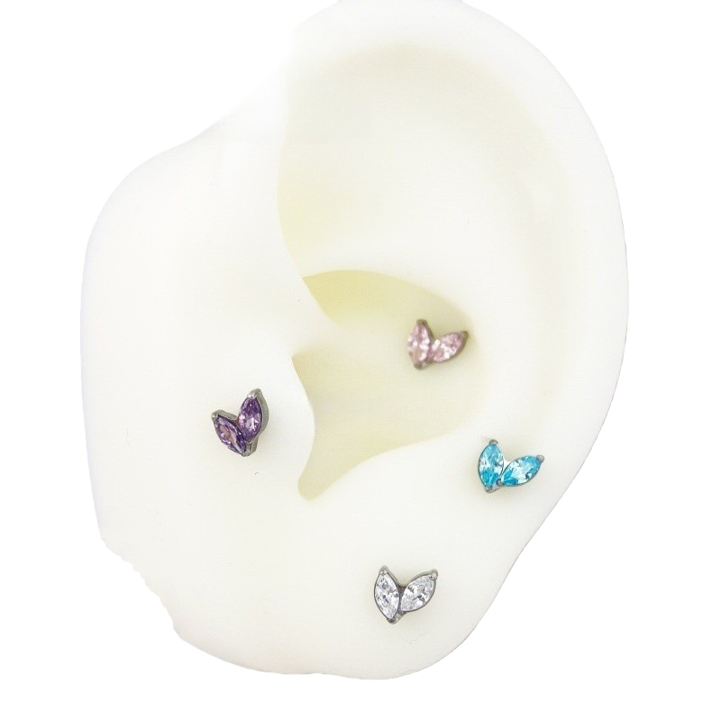 Титан ASTM F136, 16G, разноцве – обзор и цена Helix Cartilage Ring