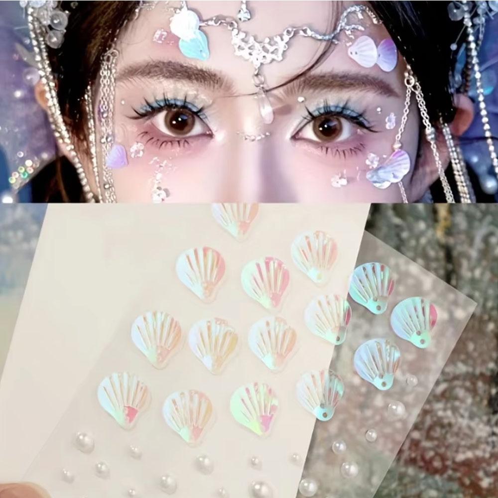 1 лист иридесцентная оболочка  – обзор и цена Body Jewelry Stickers