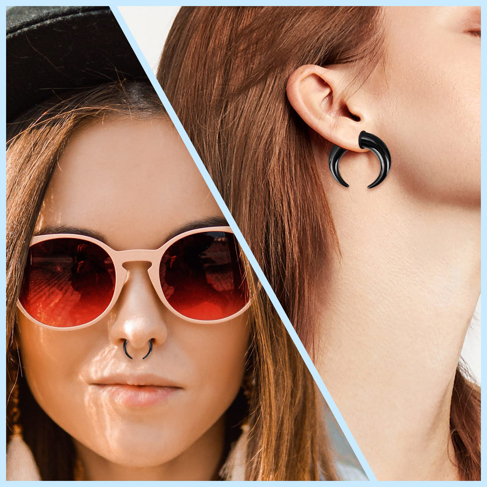 18 шт. акриловые конусы для пе – обзор и цена Body Jewelry Ear Gauges