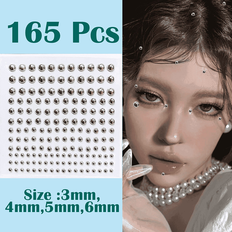 3D лицо глаза вечерние макияж  – обзор и цена Body Jewelry Stickers