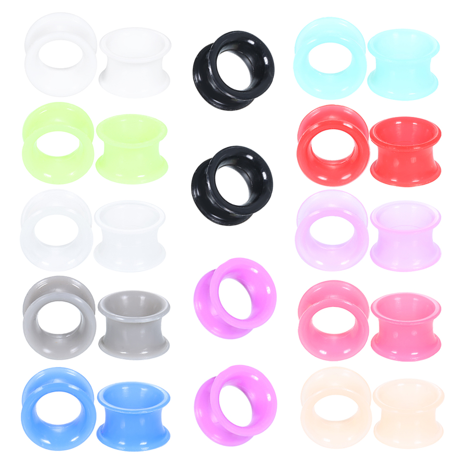 24 шт., силиконовые высокие дв – обзор и цена Body Jewelry Ear Gauges