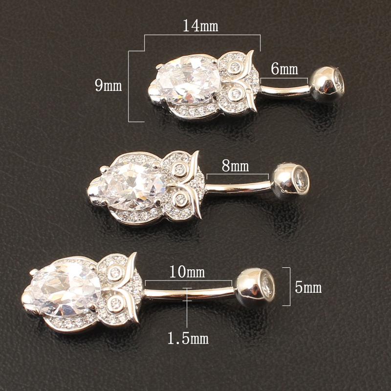 Кольцо для пупка, настоящее се – обзор и цена Body Jewelry Materials