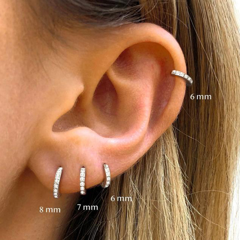 2 шт. Радужные маленькие объяг – обзор и цена Helix Cartilage Ring