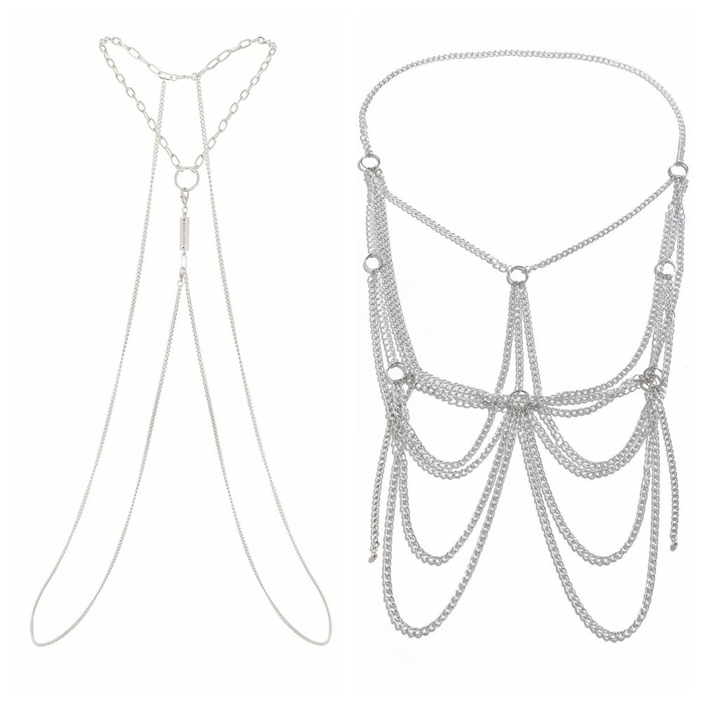 Цепочка на грудь в стиле панк  – обзор и цена Body Jewelry Materials