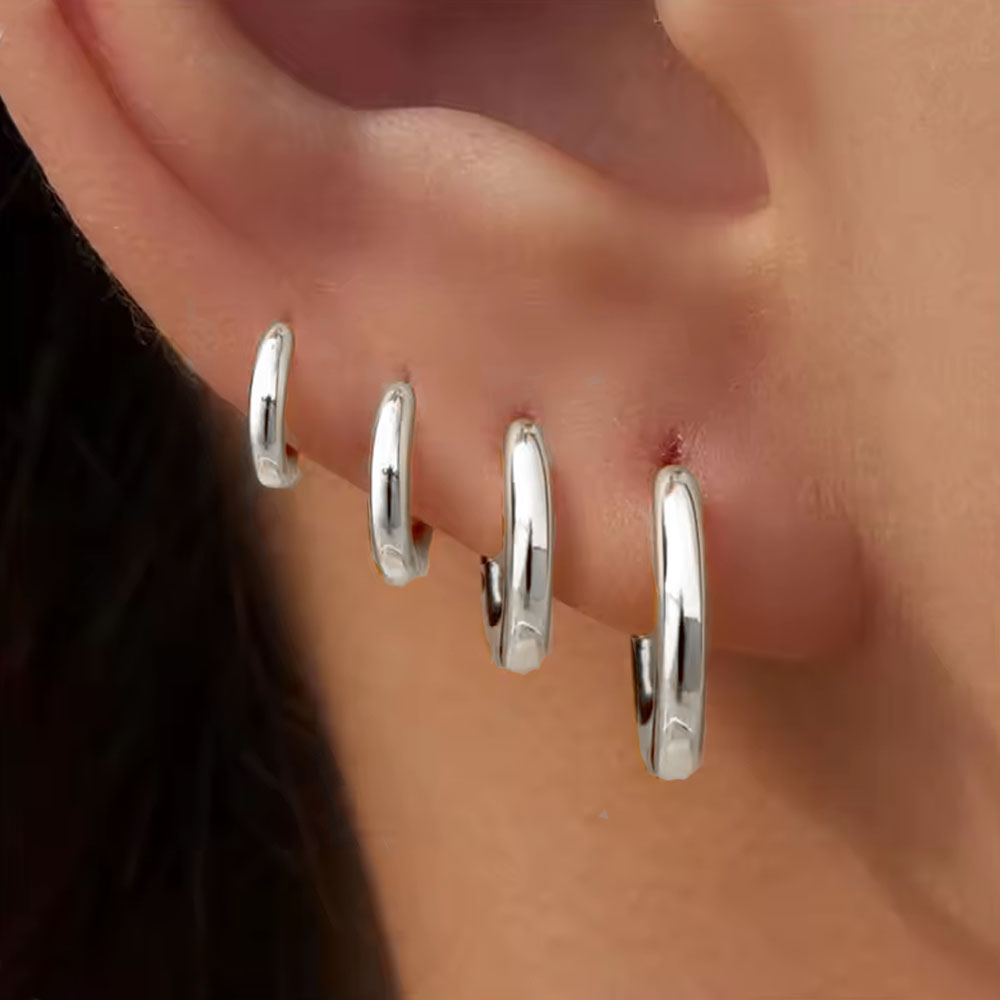 4 пары/4 шт., круглые серьги-к – обзор и цена Helix Cartilage Ring