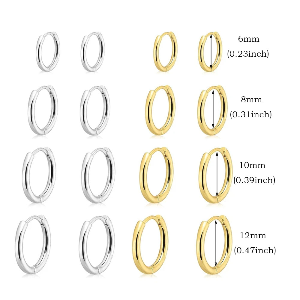 4 пары/4 шт., круглые серьги-к – обзор и цена Helix Cartilage Ring