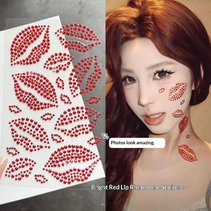 3D-наклейка на губы с эффектом – обзор и цена Body Jewelry Stickers