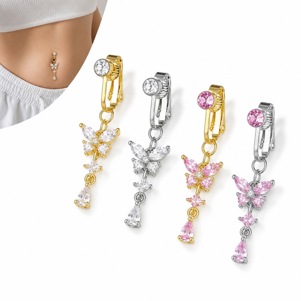 Клипса для пупка с дизайном ба – обзор и цена Body Jewelry Materials