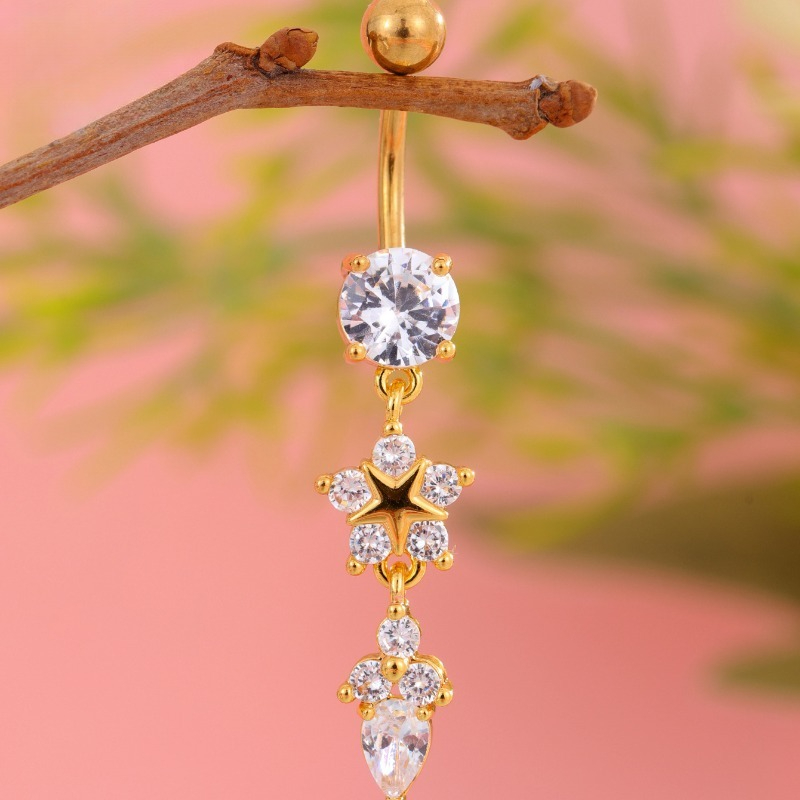 Титановый роскошный изысканный – обзор и цена Body Jewelry Diamond