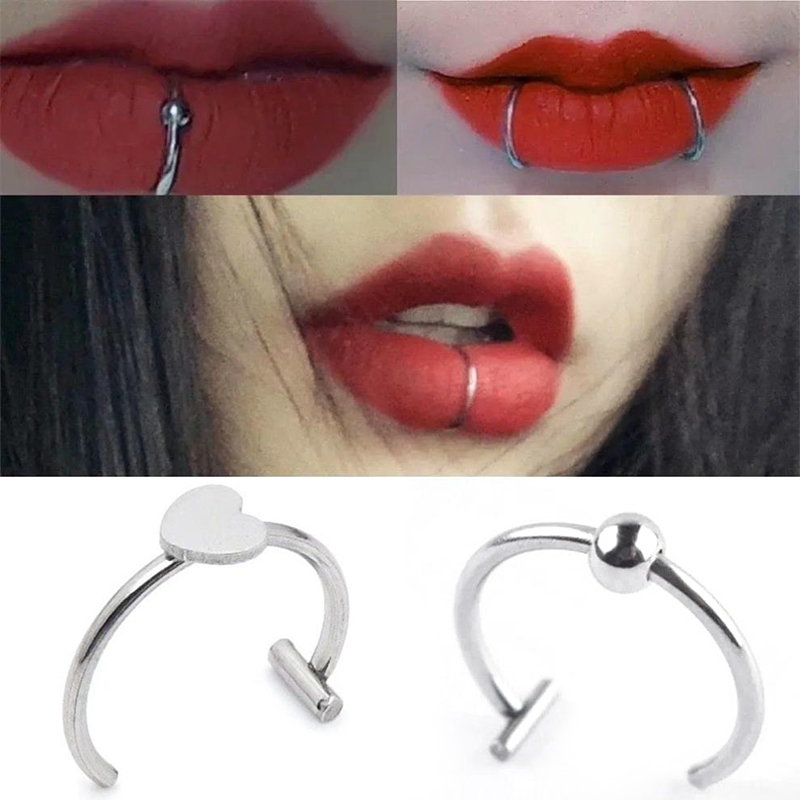 1 шт., искусственное кольцо в  – обзор и цена Body Jewelry Labret