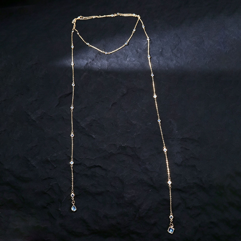 Новое модное элегантное колье- – обзор и цена Body Jewelry Diamond