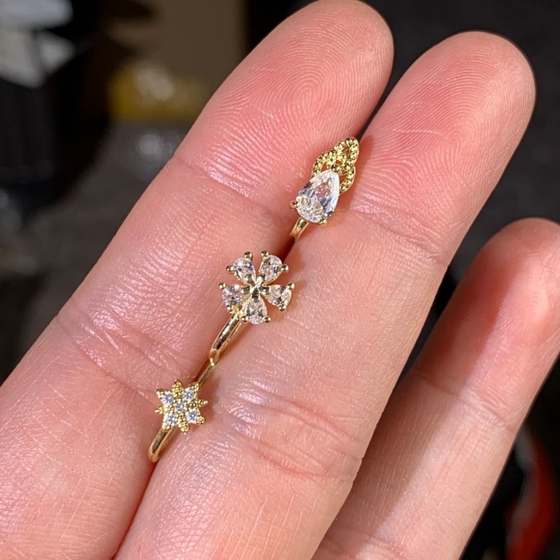 Набор из 3 минималистичных и у – обзор и цена Body Jewelry Materials