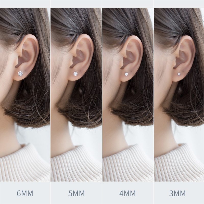 Серьги-гвоздики из стерлингово – обзор и цена Body Jewelry Diamond