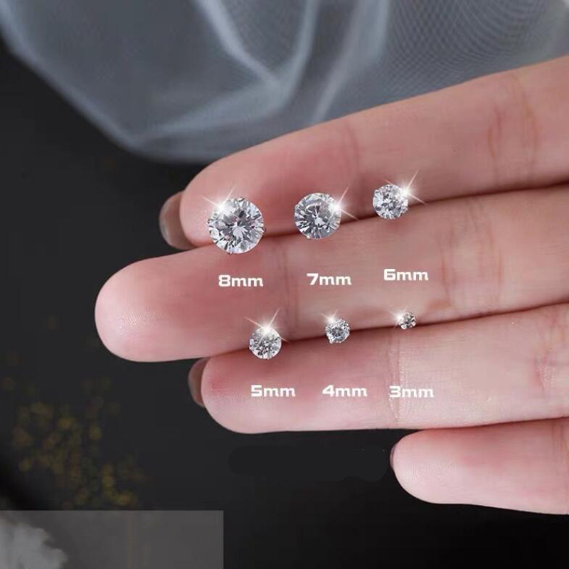 Серьги-гвоздики из стерлингово – обзор и цена Body Jewelry Diamond