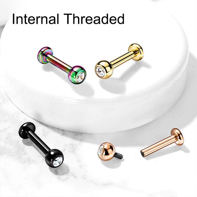 Серьга-гвоздик из хирургическо – обзор и цена Body Jewelry Labret