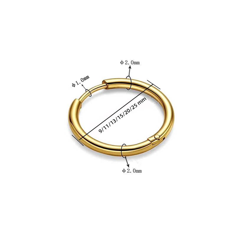 Золотой цвет 18 К, круглые сер – обзор и цена Helix Cartilage Ring