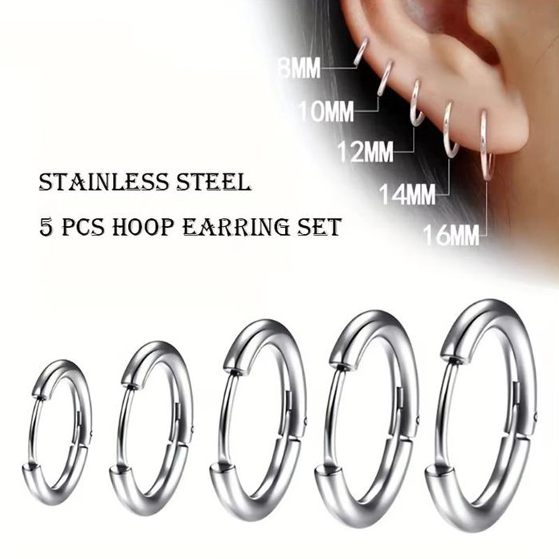 5 шт. минималистичных унисекс- – обзор и цена Helix Cartilage Ring