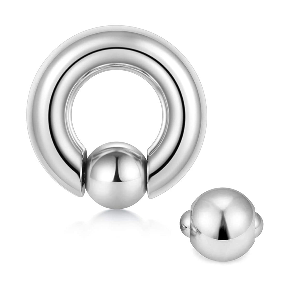 1 шт., кольцо из нержавеющей с – обзор и цена Body Jewelry Ear Gauges