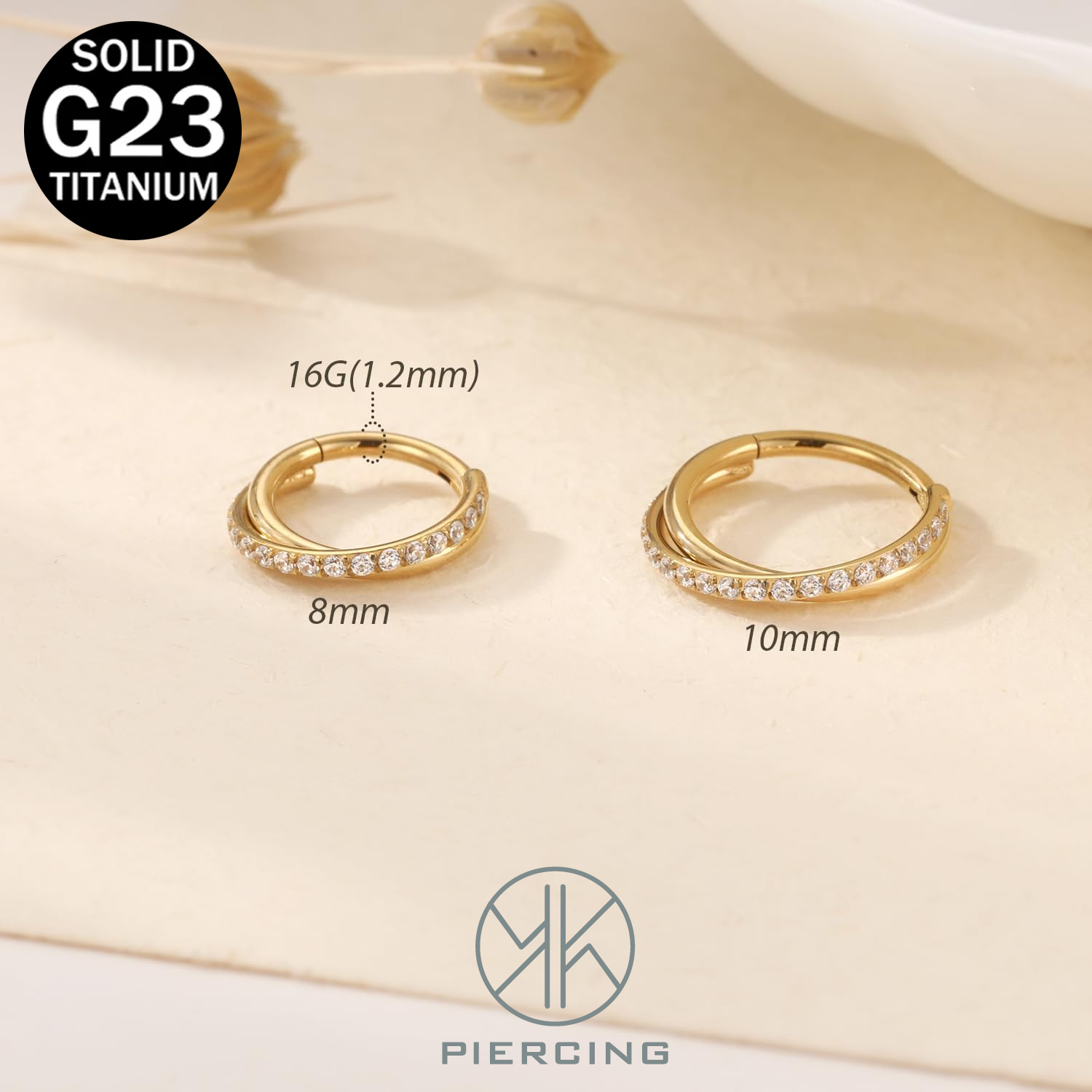 16G имплантат класса титана на – обзор и цена Helix Cartilage Ring
