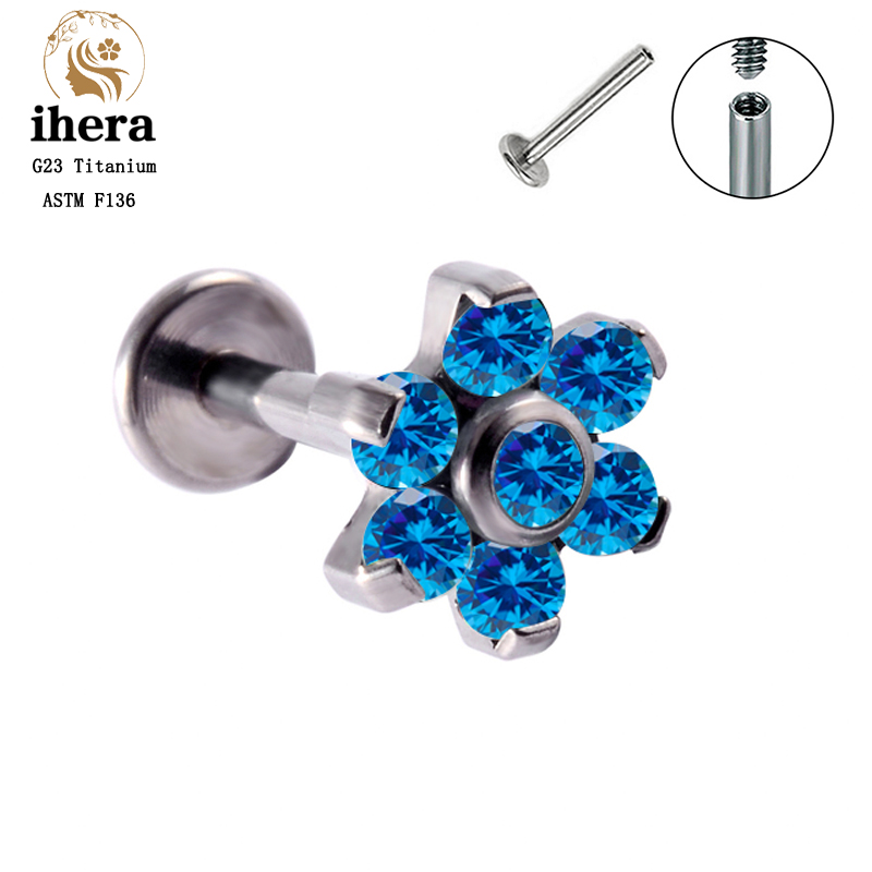 Серьги-гвоздики G23 из титана  – обзор и цена Body Jewelry Labret