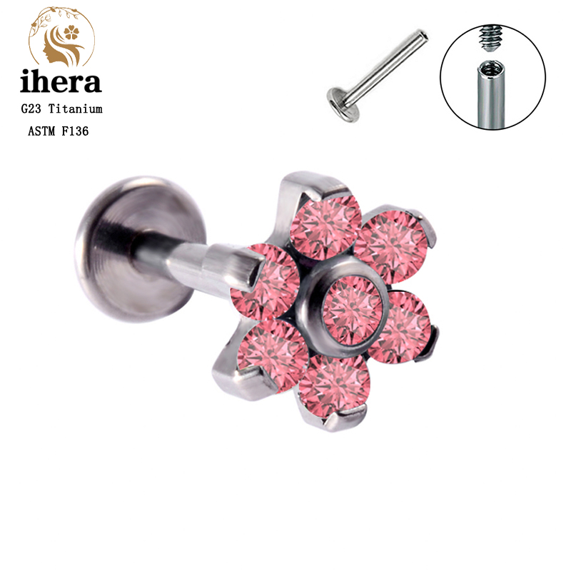 Серьги-гвоздики G23 из титана  – обзор и цена Body Jewelry Labret