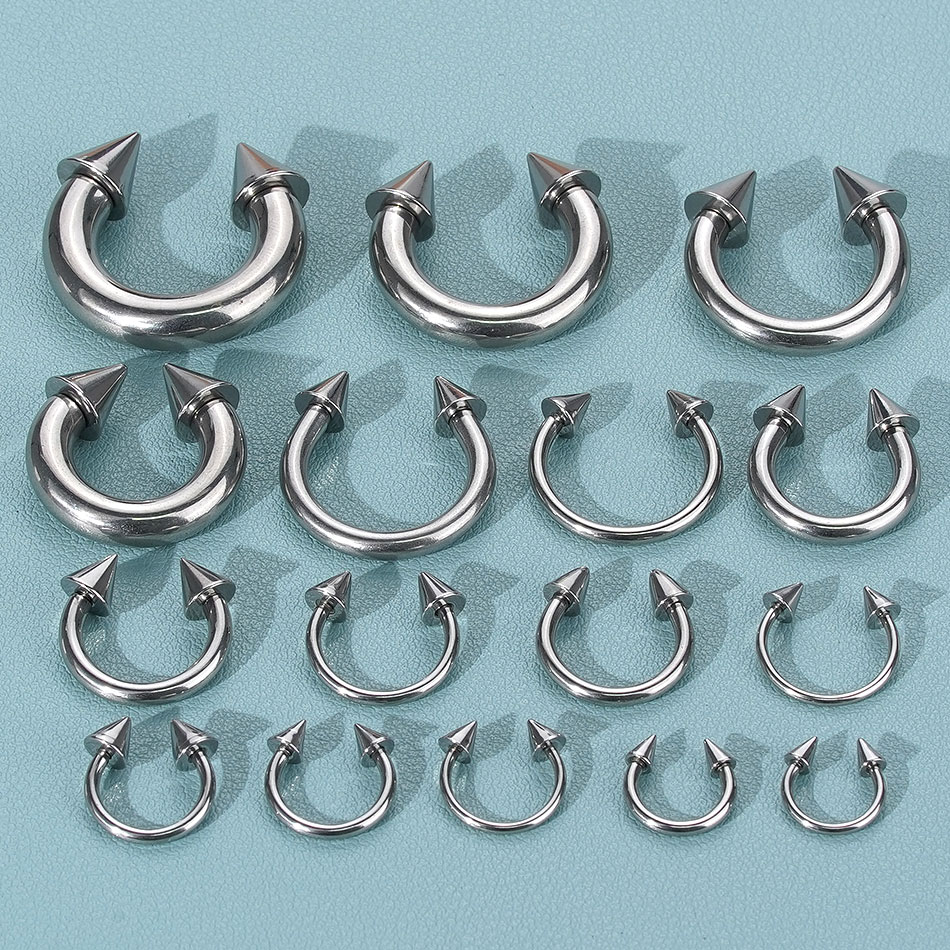 1 шт., кольцо-подкова большого – обзор и цена Body Jewelry Ear Gauges