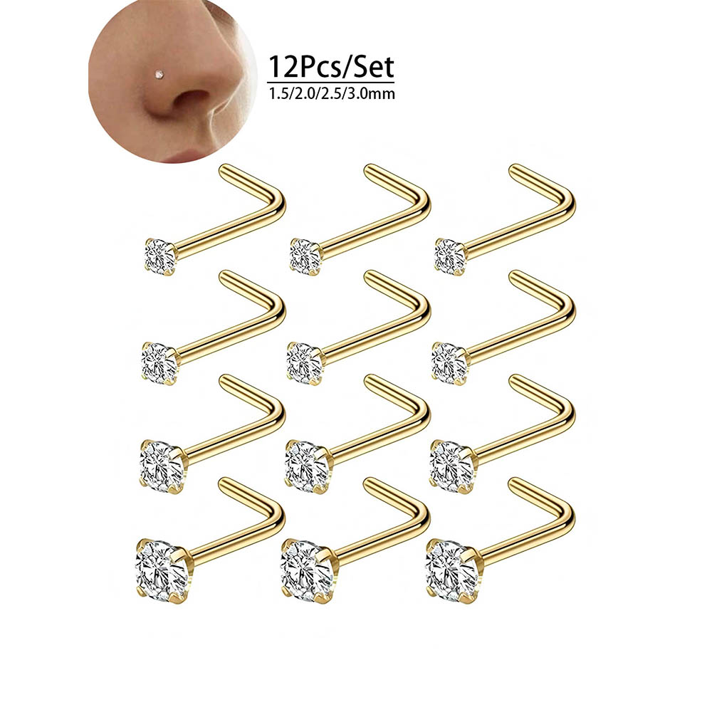 Полный набор из 12 предметов,  – обзор и цена Body Jewelry Diamond