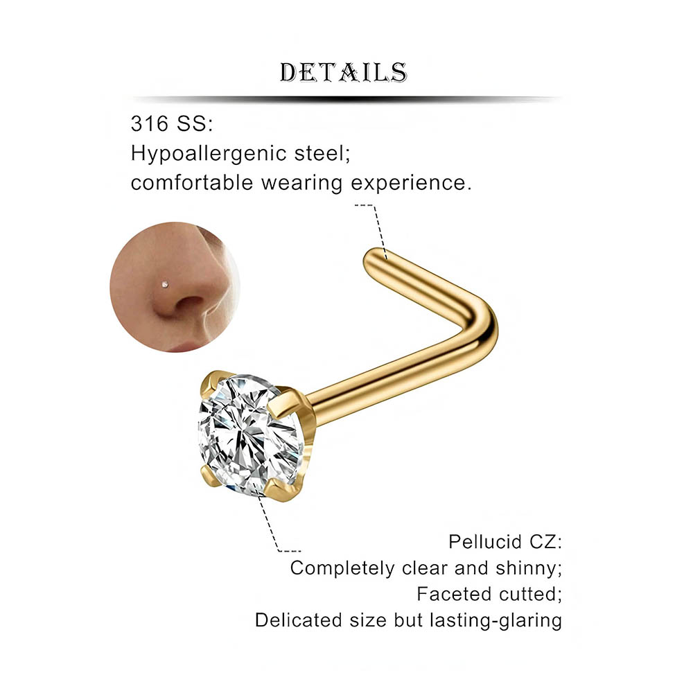 Полный набор из 12 предметов,  – обзор и цена Body Jewelry Diamond