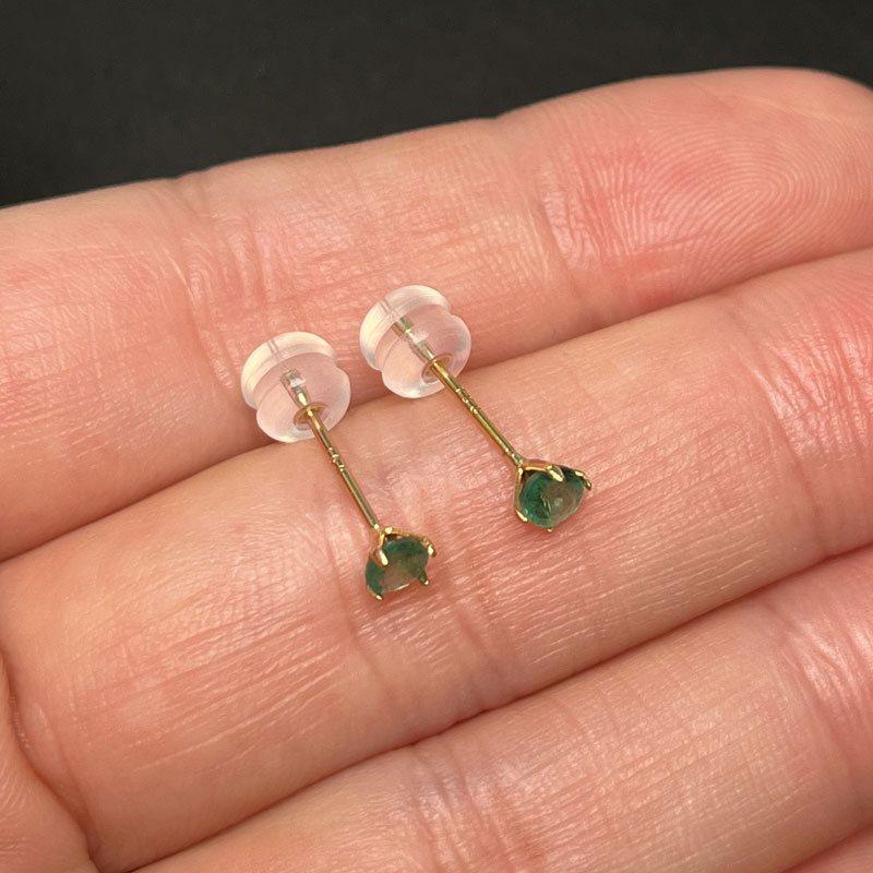Серьги-гвоздики из желтого зол – обзор и цена Body Jewelry Diamond