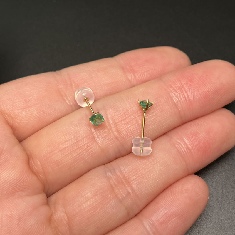 Серьги-гвоздики из желтого зол – обзор и цена Body Jewelry Diamond