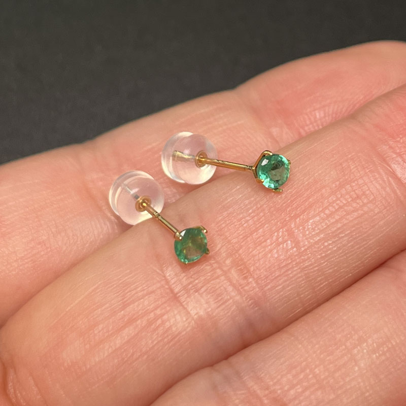 Серьги-гвоздики из желтого зол – обзор и цена Body Jewelry Diamond